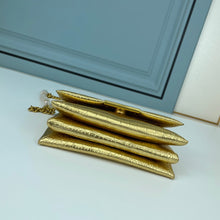 Load image into Gallery viewer, BCG030 BCG Triplet Wallet With Chain Crocodile Embossed / 8.3x3.1x4.9inch