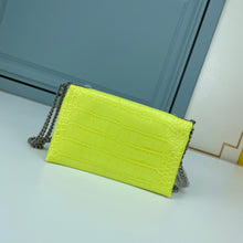 Load image into Gallery viewer, BCG032 BCG Triplet Wallet With Chain Crocodile Embossed / 8.3x3.1x4.9inch