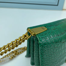 Load image into Gallery viewer, BCG033 BCG Triplet Wallet With Chain Crocodile Embossed / 8.3x3.1x4.9inch