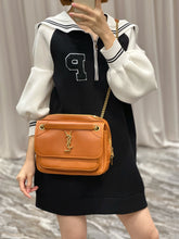 Load image into Gallery viewer, YSK223 Niki Camera Bag in Smooth Leather / HIGHEST QUALITY VERSION / 10.2 x 7.5 x 3/5 inches