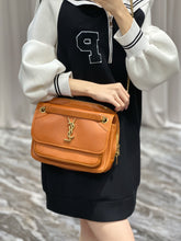 Load image into Gallery viewer, YSK223 Niki Camera Bag in Smooth Leather / HIGHEST QUALITY VERSION / 10.2 x 7.5 x 3/5 inches