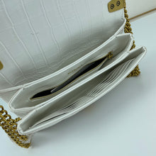 Load image into Gallery viewer, BCG034 BCG Triplet Wallet With Chain Crocodile Embossed / 8.3x3.1x4.9inch