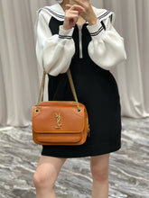 Load image into Gallery viewer, YSK223 Niki Camera Bag in Smooth Leather / HIGHEST QUALITY VERSION / 10.2 x 7.5 x 3/5 inches