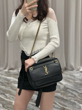 Load image into Gallery viewer, YSK224 Niki Camera Bag in Smooth Leather / HIGHEST QUALITY VERSION / 10.2 x 7.5 x 3/5 inches