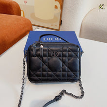 Load image into Gallery viewer, DR264 Dior Caro Box Bag / 7 x 5 x 2 inches