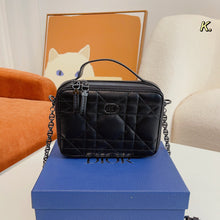 Load image into Gallery viewer, DR264 Dior Caro Box Bag / 7 x 5 x 2 inches