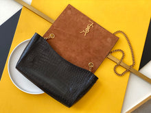 Load image into Gallery viewer, YSK203 Kate Medium Reversible Chain Bag in Suede and Leather / HIGHEST QUALITY VERSION