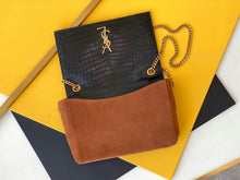 Load image into Gallery viewer, YSK203 Kate Medium Reversible Chain Bag in Suede and Leather / HIGHEST QUALITY VERSION