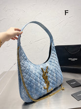 Load image into Gallery viewer, YSK199 Denim Shoulder Bag / 15x8.7inch