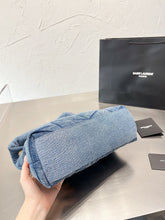 Load image into Gallery viewer, YSK198 Denim LouLou Puffer / 11.4 x 6.7 x 4.3 inches