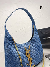 Load image into Gallery viewer, YSK199 Denim Shoulder Bag / 15x8.7inch
