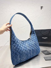 Load image into Gallery viewer, YSK199 Denim Shoulder Bag / 15x8.7inch