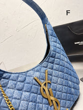Load image into Gallery viewer, YSK199 Denim Shoulder Bag / 15x8.7inch