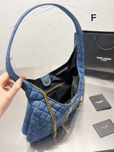 Load image into Gallery viewer, YSK199 Denim Shoulder Bag / 15x8.7inch