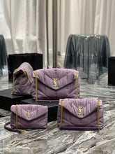 Load image into Gallery viewer, YSK201 Puffer toy/small/medium Chain Bag in Denim / HIGHEST QUALITY VERSION