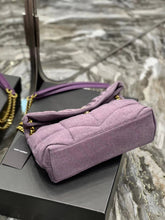 Load image into Gallery viewer, YSK201 Puffer toy/small/medium Chain Bag in Denim / HIGHEST QUALITY VERSION