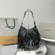 Load image into Gallery viewer, BCG039 Women's Le Cagole Xs Shoulder Bag in Black / HIGHEST QUALITY VERSION /L10,2 x H6,3 x W2,7 inch