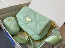 Load image into Gallery viewer, PD200 Re-Nylon Padded Shoulder Bag / 7.9x5.1x2.4inch