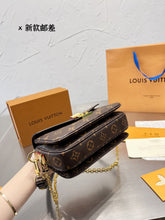 Load image into Gallery viewer, LB704 Pochette Métis East West / 8.5 x 5.3 x 2.4 inches