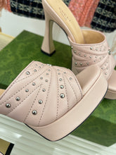 Load image into Gallery viewer, SE1052 GG Women's Heeled Slide Sandal / Size5-10