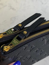 Load image into Gallery viewer, LB651 Double Zip Pochette / 7.9 x 4.9 x 1.2 inches