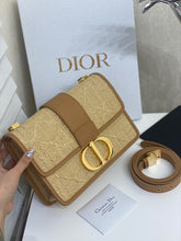 Load image into Gallery viewer, DR230 30 Montaigne Bag Natural Cannage Raffia / HIGHEST QUALITY VERSION