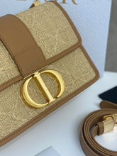 Load image into Gallery viewer, DR230 30 Montaigne Bag Natural Cannage Raffia / HIGHEST QUALITY VERSION