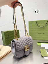 Load image into Gallery viewer, GC494 GG Marmont Mini Shoulder Bag / 7"W x 5.9"H x 3.1"D