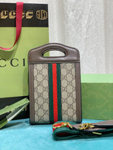 Load image into Gallery viewer, GC444 Ophidia top handle mini bag / 5.5"W x 9"H x 1.8"D