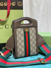 Load image into Gallery viewer, GC444 Ophidia top handle mini bag / 5.5"W x 9"H x 1.8"D