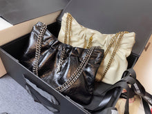 Load image into Gallery viewer, YSK183 Soft Leather Hobo Shoulder Bag / 9.4x5.5x1.6inch/24x14x4cm