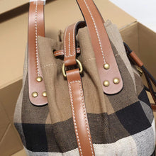Load image into Gallery viewer, BUR091 Canvas Small Shoulder bag / Size: 7.1x6.3x11inch