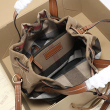 Load image into Gallery viewer, BUR091 Canvas Small Shoulder bag / Size: 7.1x6.3x11inch