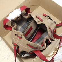 Load image into Gallery viewer, BUR092 Canvas Small Shoulder bag / Size: 7.1x6.3x11inch