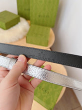 Load image into Gallery viewer, BL171 GC Marmont thin belt / 0.8inch(2cm)