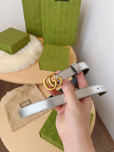 Load image into Gallery viewer, BL171 GC Marmont thin belt / 0.8inch(2cm)