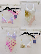 Load image into Gallery viewer, CLTH325 Monogram Gradient Cut-Out One-Piece/Bikini Swimsuit