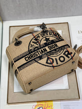 Load image into Gallery viewer, DR241 Medium Lady D-Lite Bag / HIGHEST QUALITY VERSION / 24 x 20 x 11 cm / 9.5 x 8 x 4.5 inches