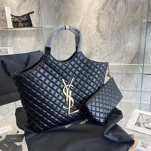 Load image into Gallery viewer, YSK191 Icare Maxi Shopping Bag in Quilted Lambskin/38/58 X 43 X 8 cm / 15/22.8 X 16.9 X 3.1 inches