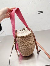 Load image into Gallery viewer, CLE008 Small Woody Basket Bag / 6.7x6.3x6.3inch