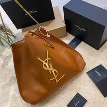 Load image into Gallery viewer, YSK214 Paris Vii Medium Hobo Bag in Leather / 15.7x15.3x0.8inch