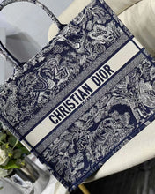 Load image into Gallery viewer, DR252 Small/Larger Dior Book Tote / HIGHEST QUALITY VERSION