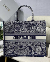 Load image into Gallery viewer, DR252 Small/Larger Dior Book Tote / HIGHEST QUALITY VERSION