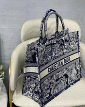 Load image into Gallery viewer, DR252 Small/Larger Dior Book Tote / HIGHEST QUALITY VERSION