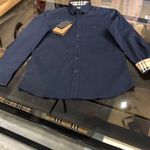 Load image into Gallery viewer, CLTH281 Slim Fit Monogram Motif Stretch Cotton Poplin Shirt