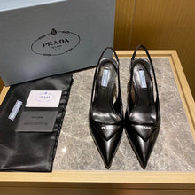 Load image into Gallery viewer, SE973 Brushed Leather Slingback Pumpsr / Size5-10