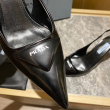 Load image into Gallery viewer, SE973 Brushed Leather Slingback Pumpsr / Size5-10
