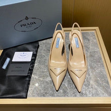 Load image into Gallery viewer, SE973 Brushed Leather Slingback Pumpsr / Size5-10