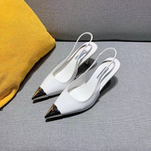 Load image into Gallery viewer, SE974 Brushed Leather Slingback Pumpsr / Size5-10