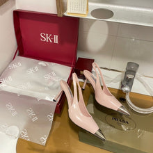 Load image into Gallery viewer, SE974 Brushed Leather Slingback Pumpsr / Size5-10